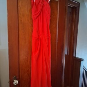 Faviana Elegant Red Evening Dress